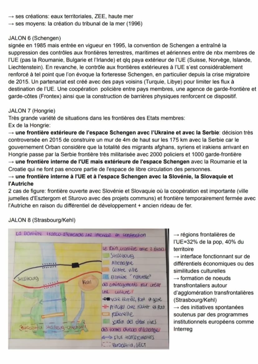 JALON 3 (corée)
La frontière très particulière:
- provisoire mais devenue pérenne (tracé arbitraire par les 2 Grands sans consultation des
p