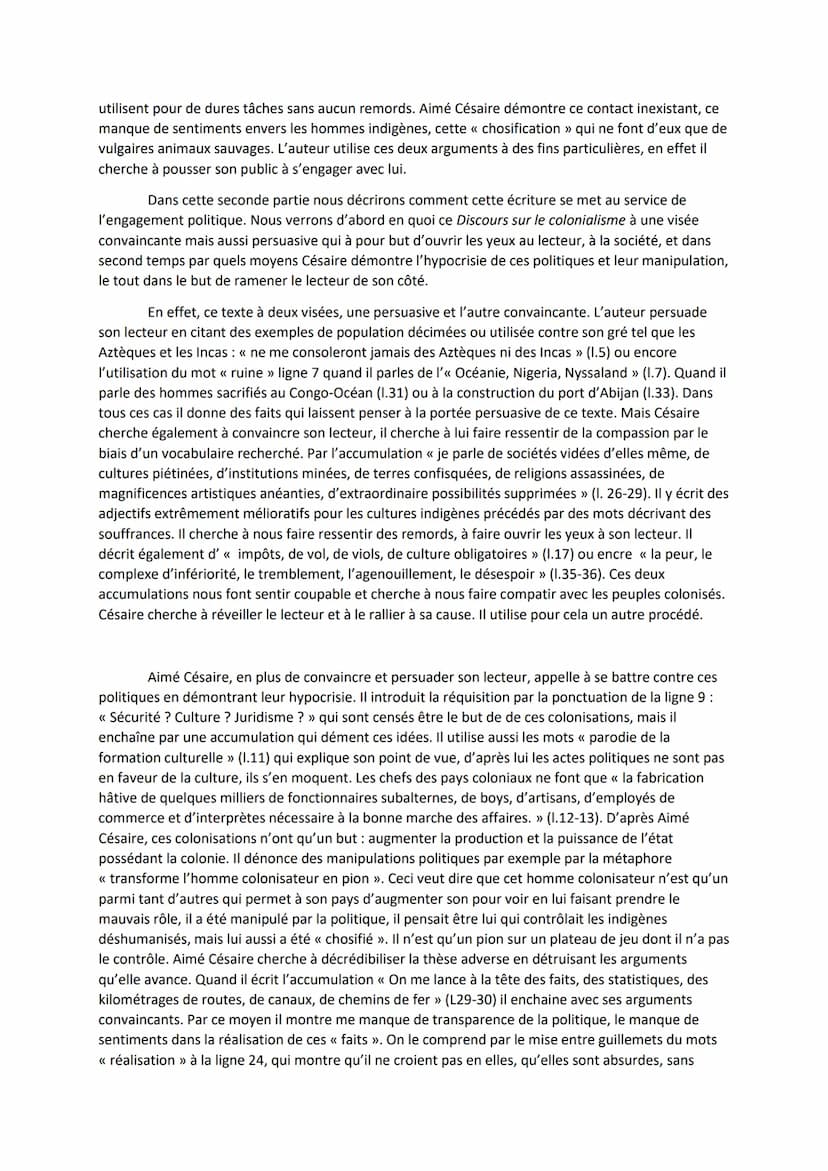 
<p>Aimé Césaire a consacré sa vie à la défense des droits de l'Homme, écrivant sur la colonisation à une époque où celle-ci était encore tr