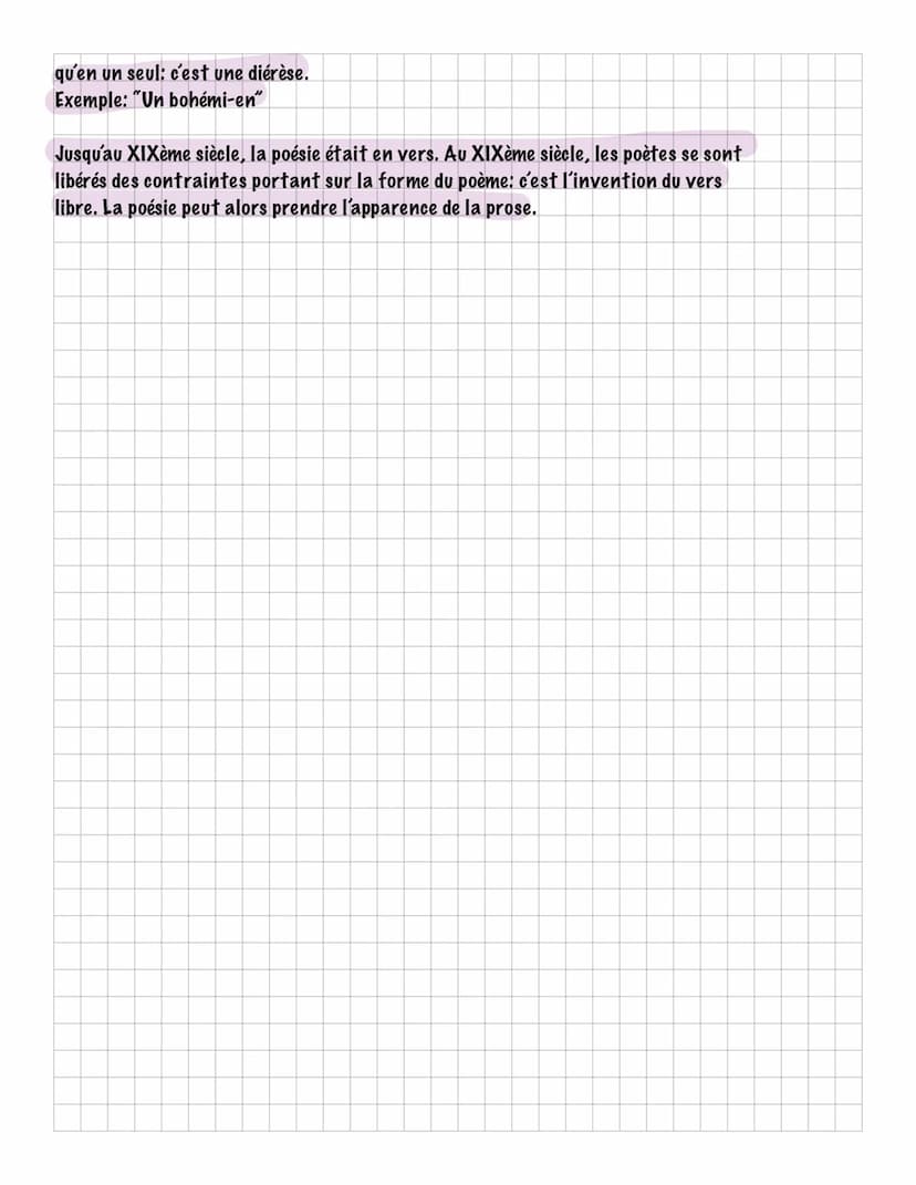 L'ÉTUDE D UN TEXTE POÉTIQUE
1) quest qu un vers?:
Début du vers: il est marqué par une majuscule.
- Fin du vers: elle est marquée par un ret
