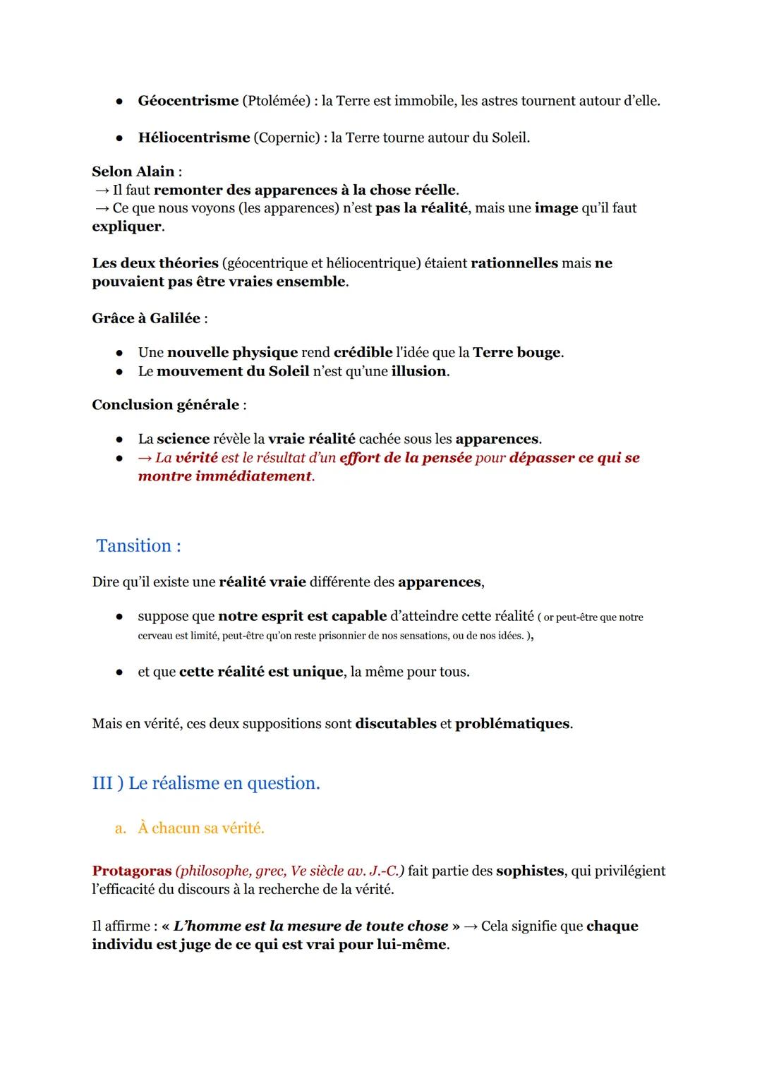 (11/17)
La vérité:
(Séquence 4 Partie 2)
Introduction:
➤ Lorsqu'on juge des domaines comme l'art, la morale ou la politique, on rencontre un