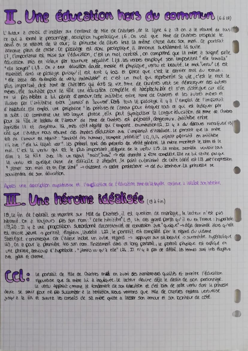 Fiche n°68 lecture linéaire n°6, Mme de Lafayette,
La princesse de Clèves,
intro:
extrait: acte Scène
Nous sommes au début de l'oeuvre, Mme 