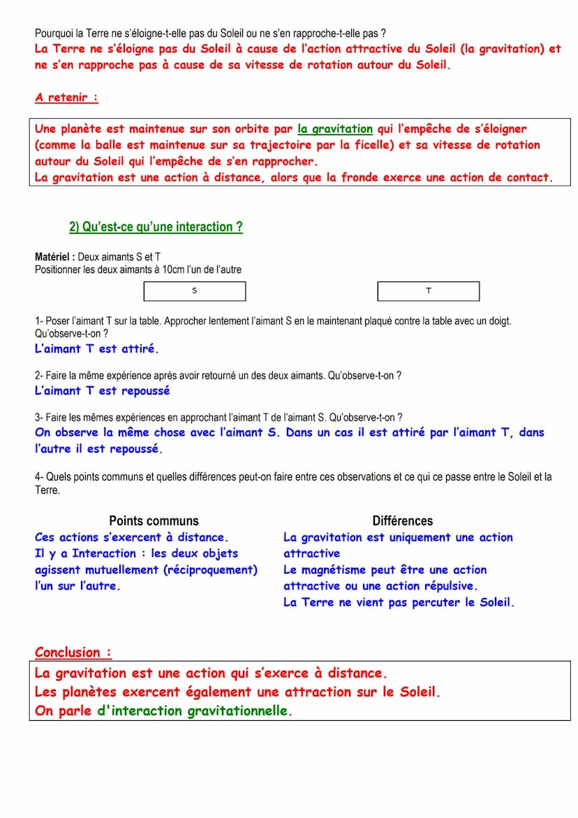 Activité 12:
I- Quelques Rappels :
1- Combien le système solaire contient il de planètes ? Nommer les de la plus proche à la plus éloignée d
