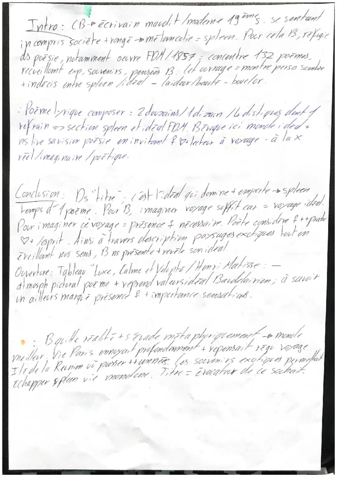 En quoi cette invitation au voyage révèle t-elle de l'ideal
Baudelairien?-

Invilation d'endusen
L'invitation an voyage
Aerdre Mon enfant, m
