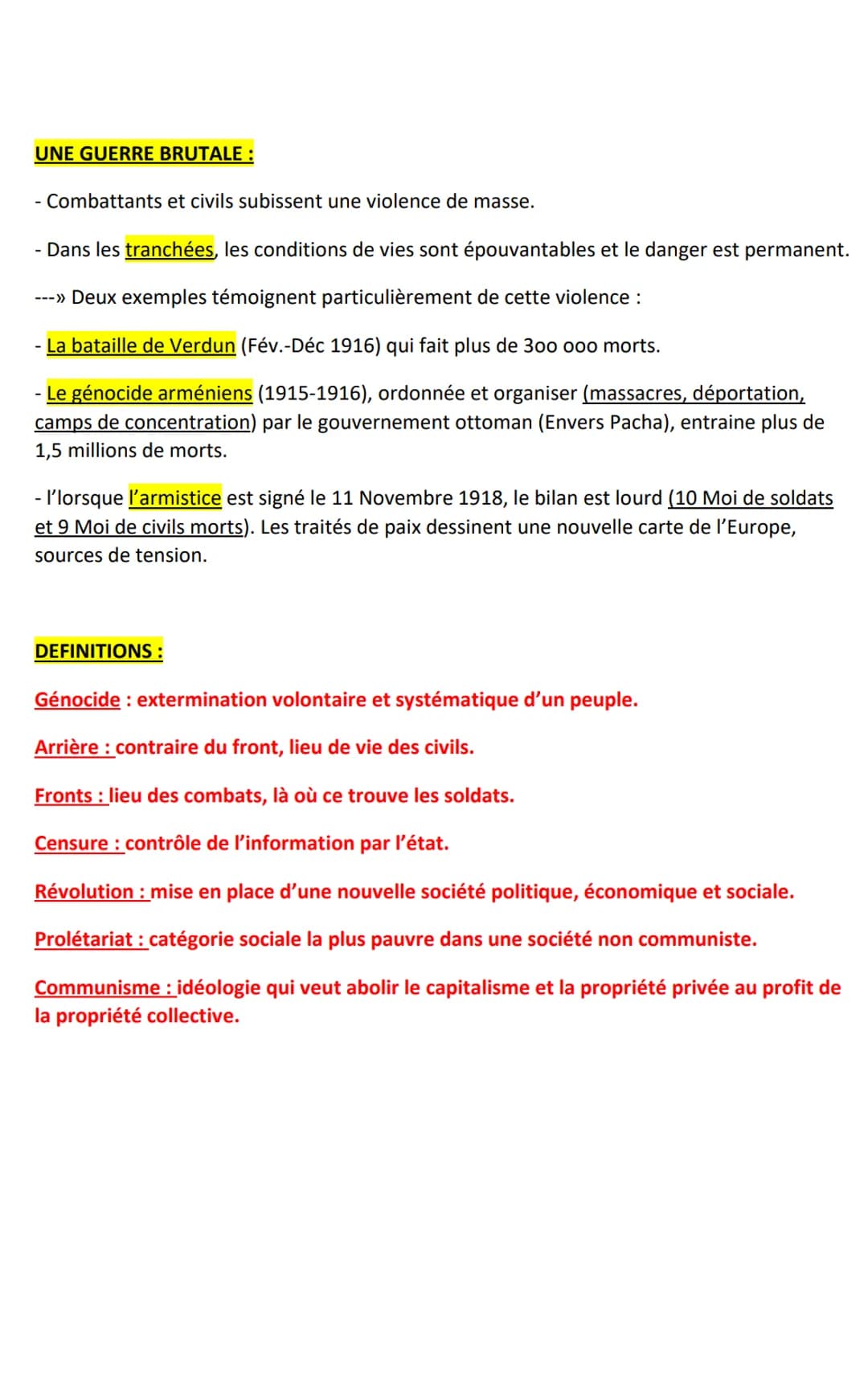La première guerre mondiale
La Première Guerre mondiale oppose la Triple Entente (France, Royaume-Unis,
Russie) à la Triple Alliance (Empire