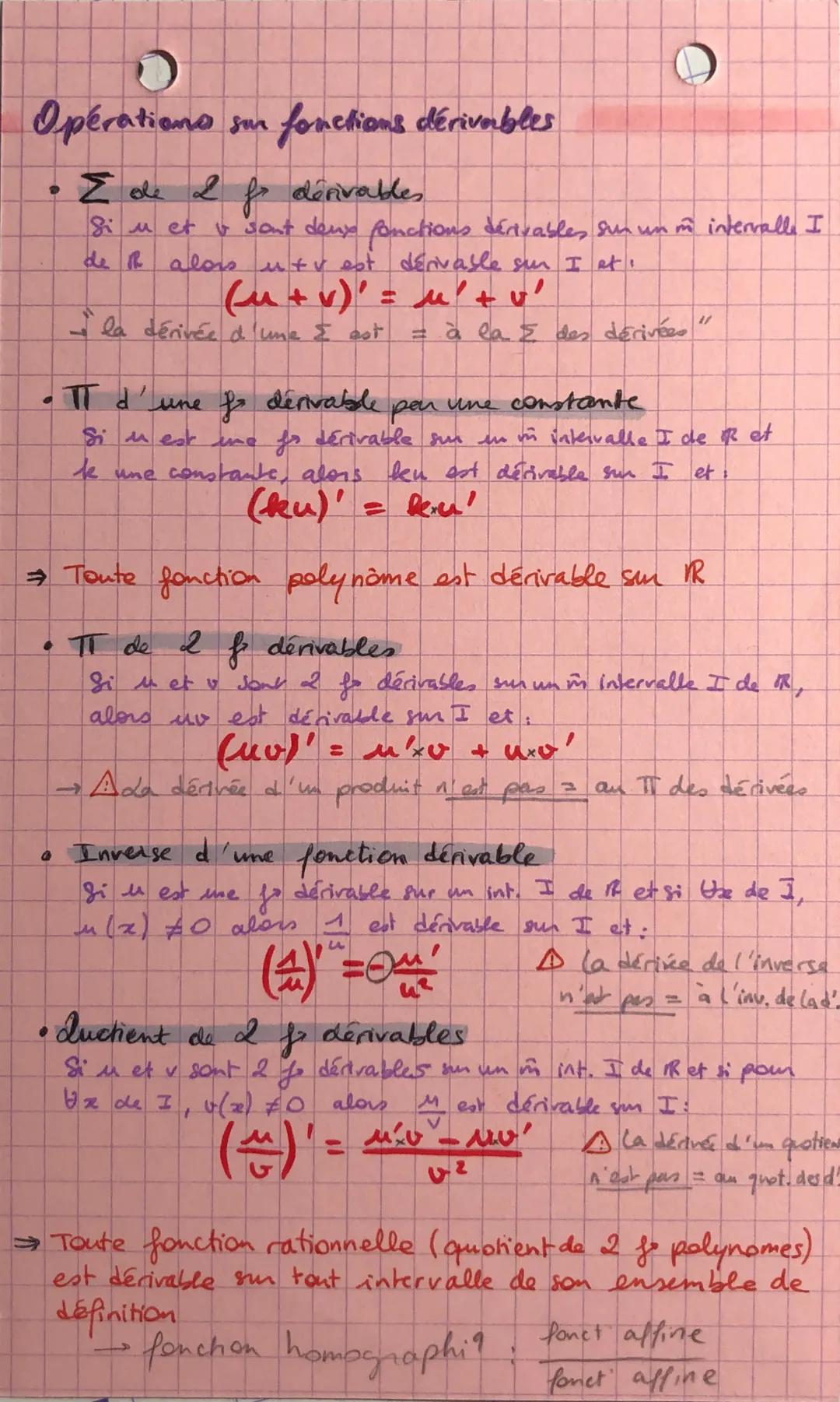 # Spé 1er maths

# DERIVATION

GLOBALE LOCALE

# Taux de variation

Soit a et b 2 réels tels que a≠ b

$\frac{f(b)-f(a)}{b-a} \rightarrow \f