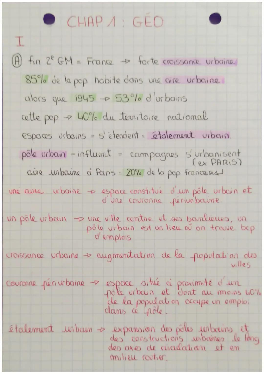 La transformation des aires urbaines en France mondialisée