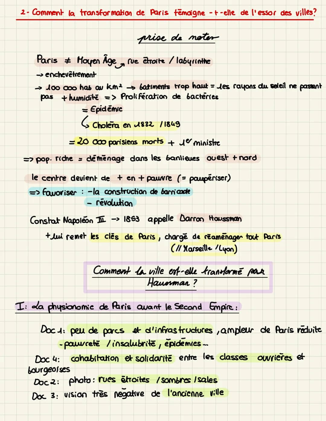 III:industrialisation et l'accélération des transformations economiques
et sociales en France :
1) Comment l'Etat impulse -t-il la modernisa