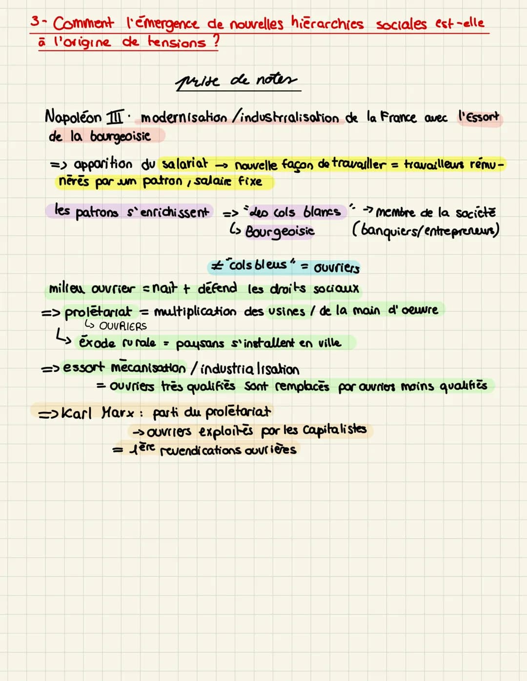 III:industrialisation et l'accélération des transformations economiques
et sociales en France :
1) Comment l'Etat impulse -t-il la modernisa