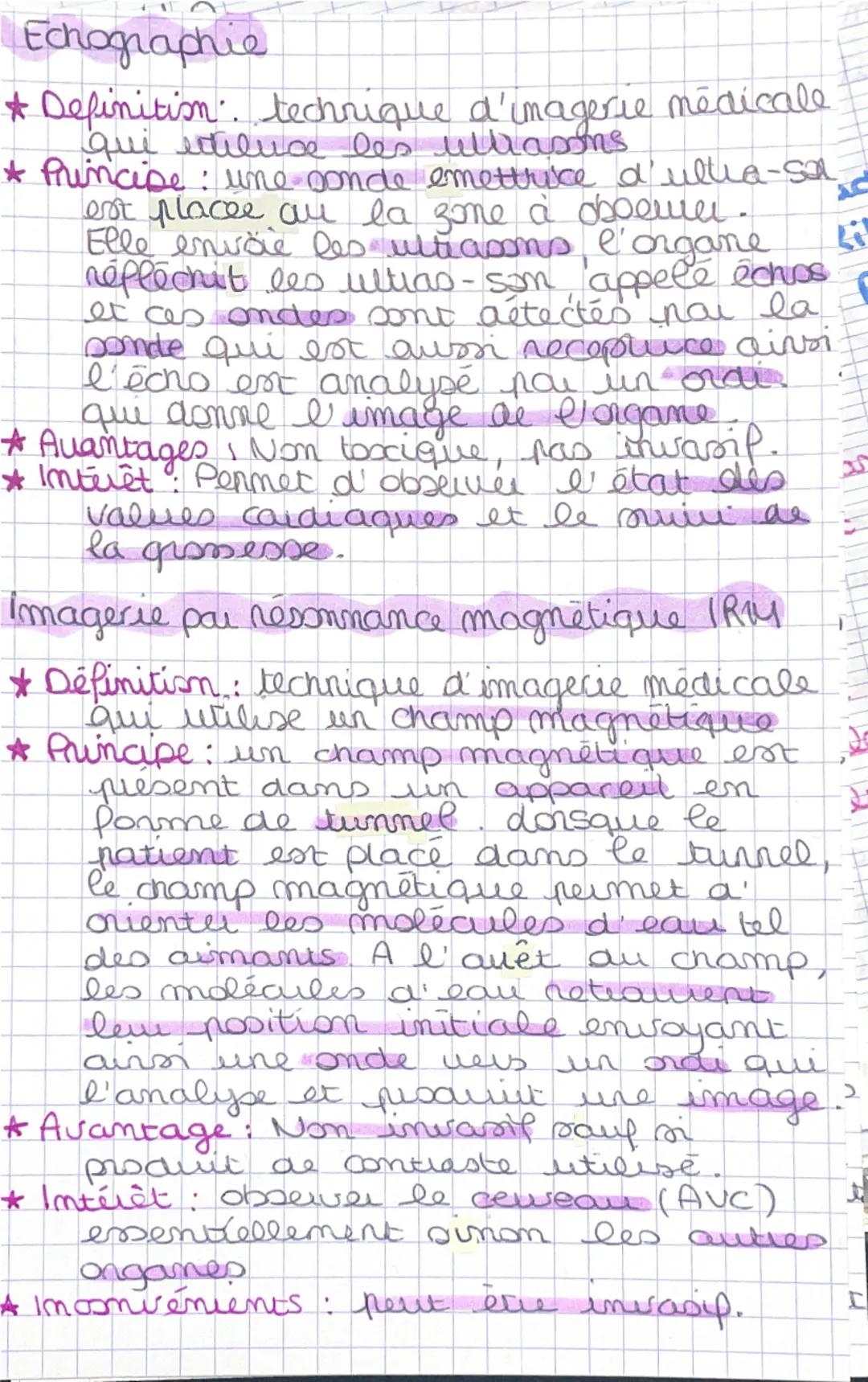 Chap O
Biologie
LESS TECHNIQUES D'IMAGERIE
MEGICALE
Radisgraphie, scammographie
* Definition: technique d'imagerie medicale
basée sur l'abso
