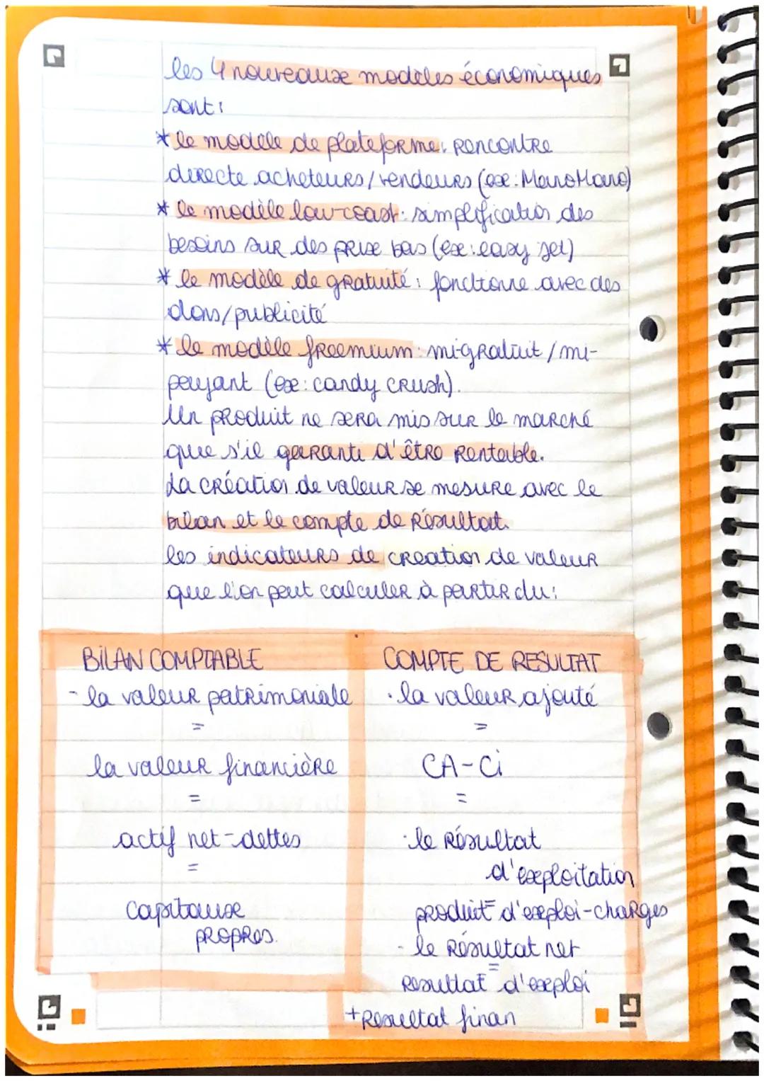 □ Chapitre & Comment créer de la valeur et la
mesuReR.
l'innovation peut porter sur le bien ou le
service. Il convient de distingueR:
-l'inn