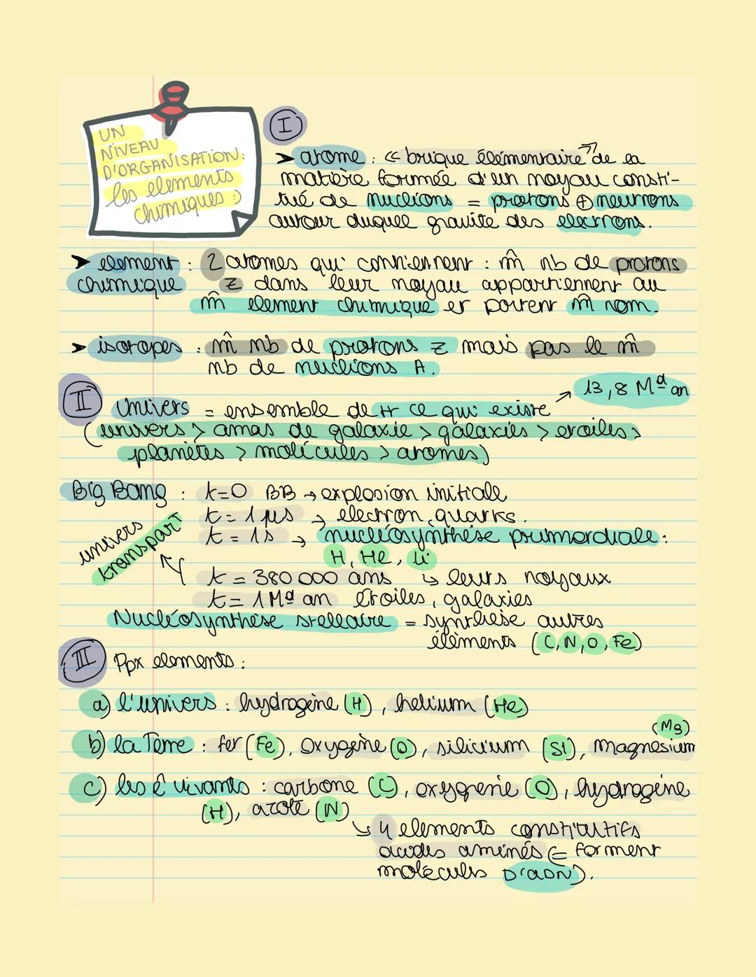 UN
NIVEAU
D'ORGANISATION:
les elements
Chimiques
(I)
> arome: << brique élémentaire de la
matière formée d'un moyou consti-
tué de nuclions
