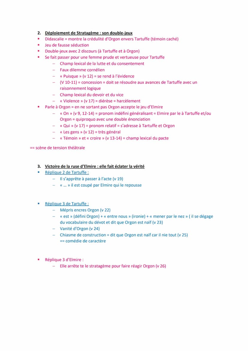 Introduction
Lecture Linéaire n°4 : Tartuffe (ACTE 4, SCENE 5-6)
Molière a fait de nombreuses comédies sérieuses :
Tartuffe faux dévots (esc