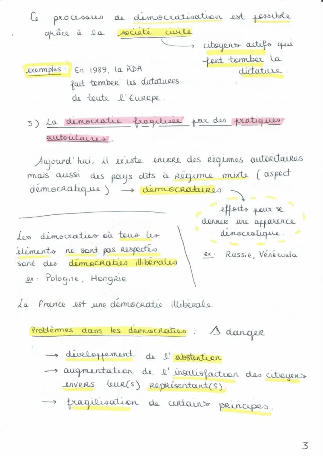 THEME 1. COMPRENDRE UN REGIME POLITIQUE : LA DEMOCRATIE.
Introduction : la démocratie, les démocraties : quelles caractéristiques aujourd'hu