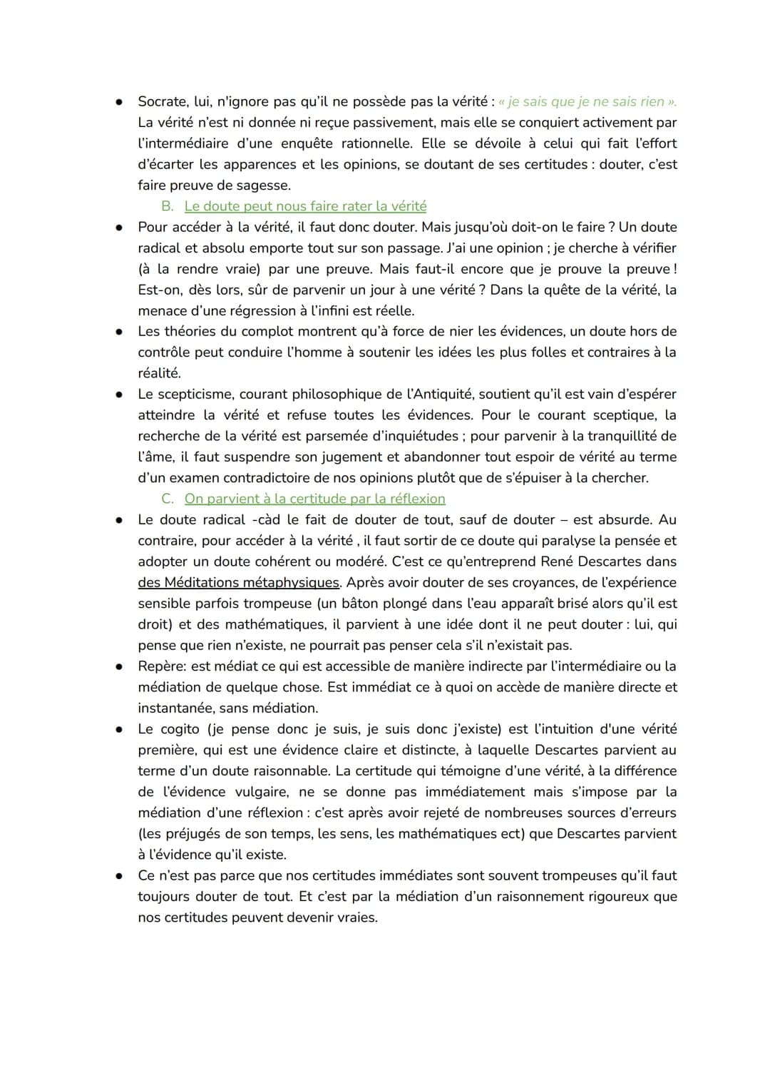 Citations :
<< la vérité est au fond du puits »>, Démocrite, Fragments : la vérité de toutes choses est
cachée derrière les apparences illus