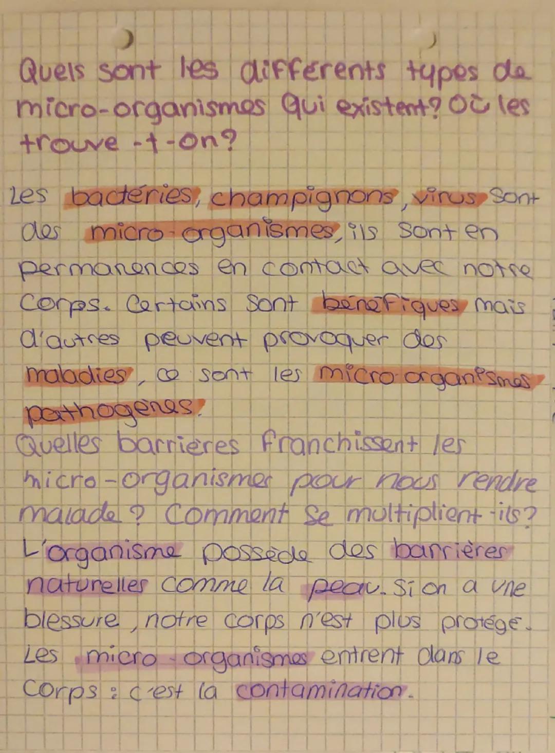 112

)t

organisme
face aux micro-organismes
de l'environnement
Asepsie
L'asepsie est
un procédé
par lequel on
évite tout
Contact avec
micro