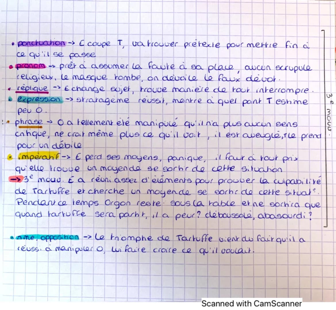 Tartuffe ou l'imposteur
TARTUFFE
Enfin votre scrupule est facile à détruire.
Vous êtes assurée ici d'un plein secret,
Et le mal n'est jamais