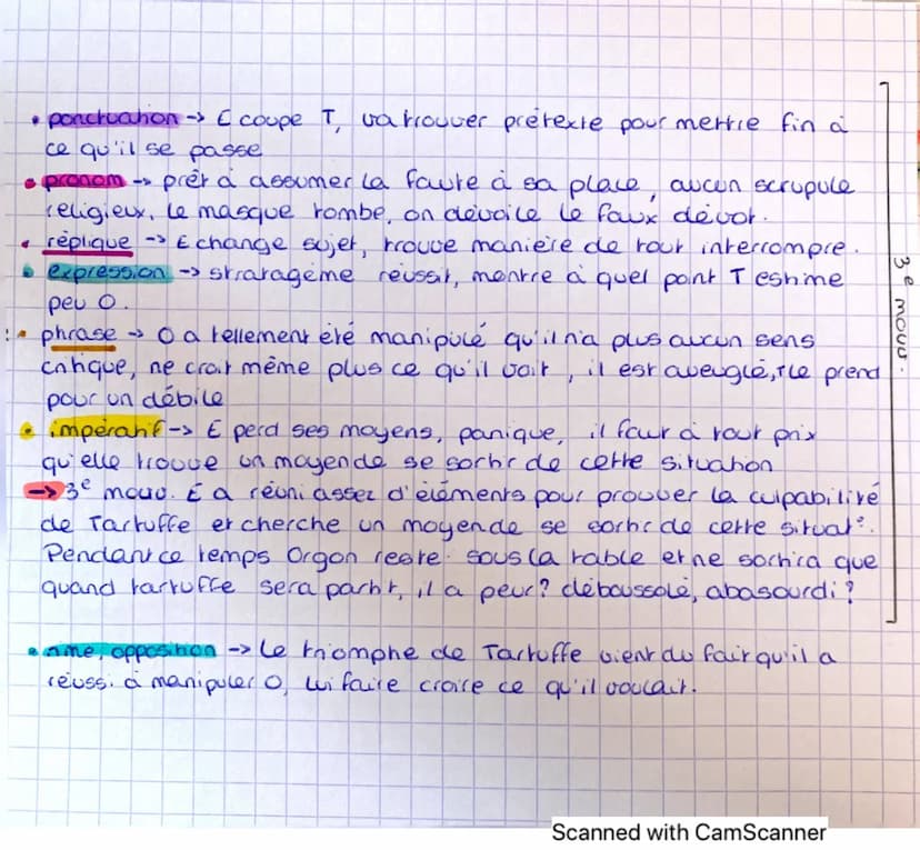 Tartuffe ou l'imposteur
TARTUFFE
Enfin votre scrupule est facile à détruire.
Vous êtes assurée ici d'un plein secret,
Et le mal n'est jamais