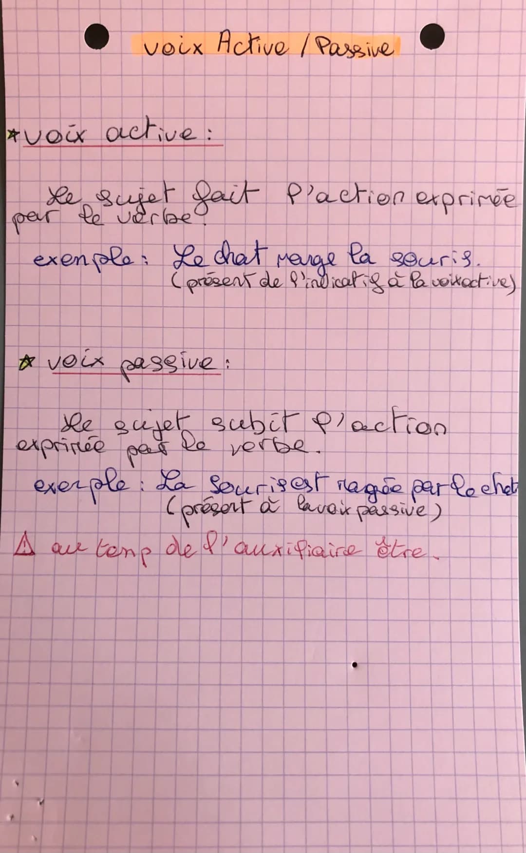 Transformation des phrases : voix active et passive pour le brevet