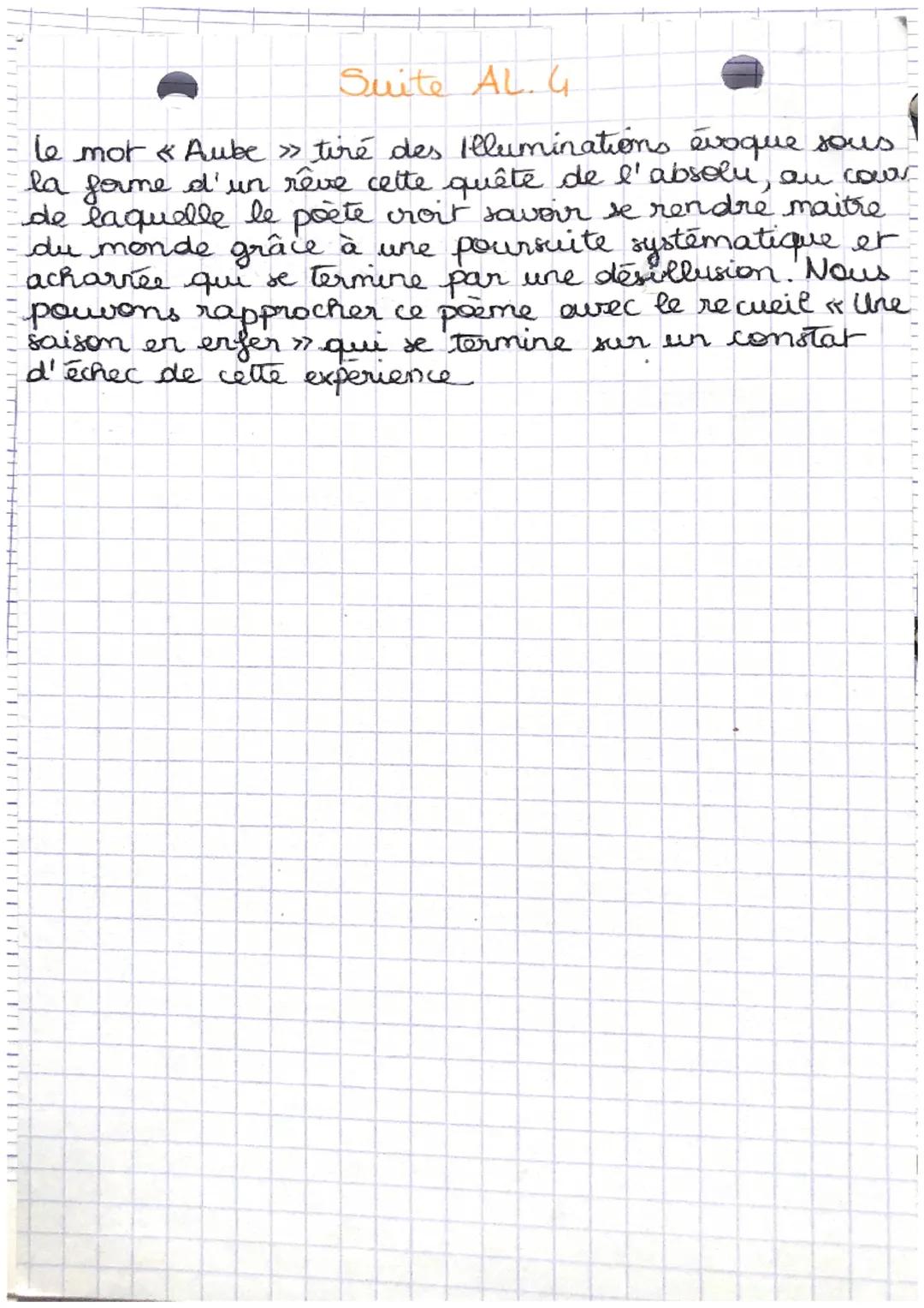 AL N° 4

"
Aube
"

- les Illuminations, Arthur Rimbaud

Introduction

"Aube" est un poème d'Arthur Rimbaud extrait du
reweil: les illuminati