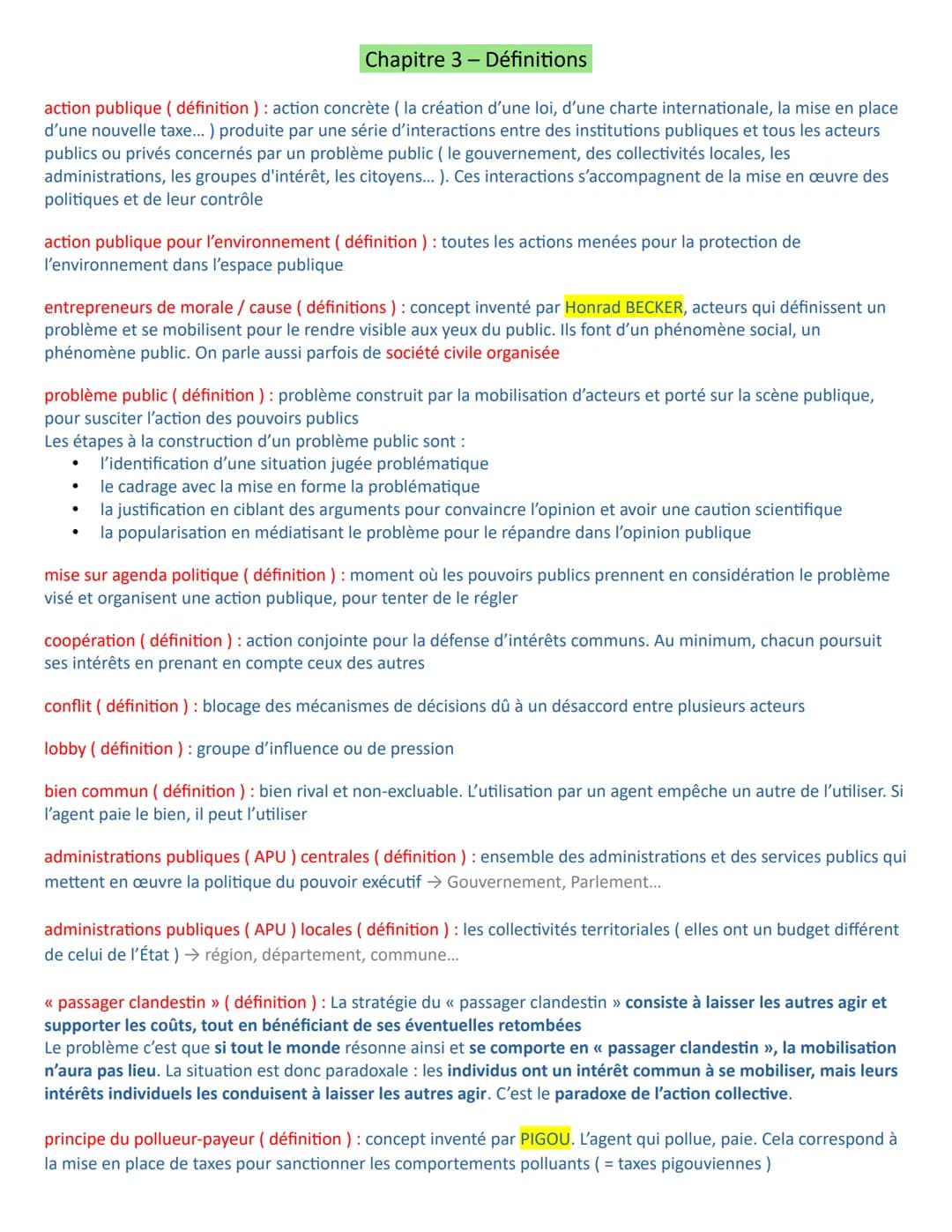 
<p>Dans ce chapitre, nous allons aborder différentes définitions relatives à l'action publique pour l'environnement, telles que l'action pu