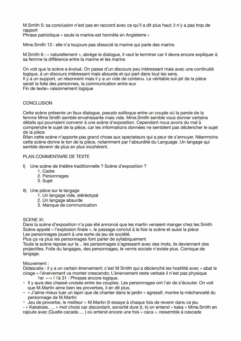 La cantatrice chauve - Ionesco
Première de couverture
On voit : 2 couples, une table (ambiance conviviale)
La page est envahi par une prise 