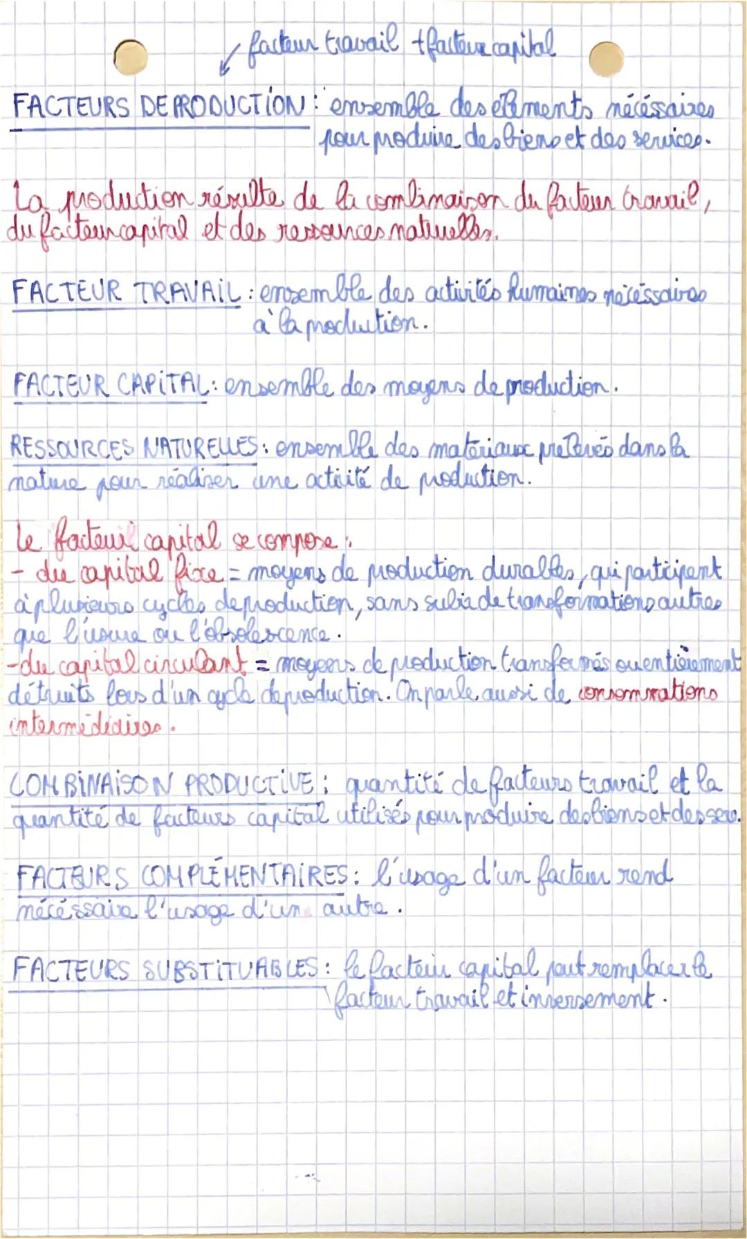 C
SES
Chapitre 2 : Comment crée-t-on des richesses et comment
les mesure-t-on ?
Chiffre d'affaires (CA) = valeur de la production/richesse.
