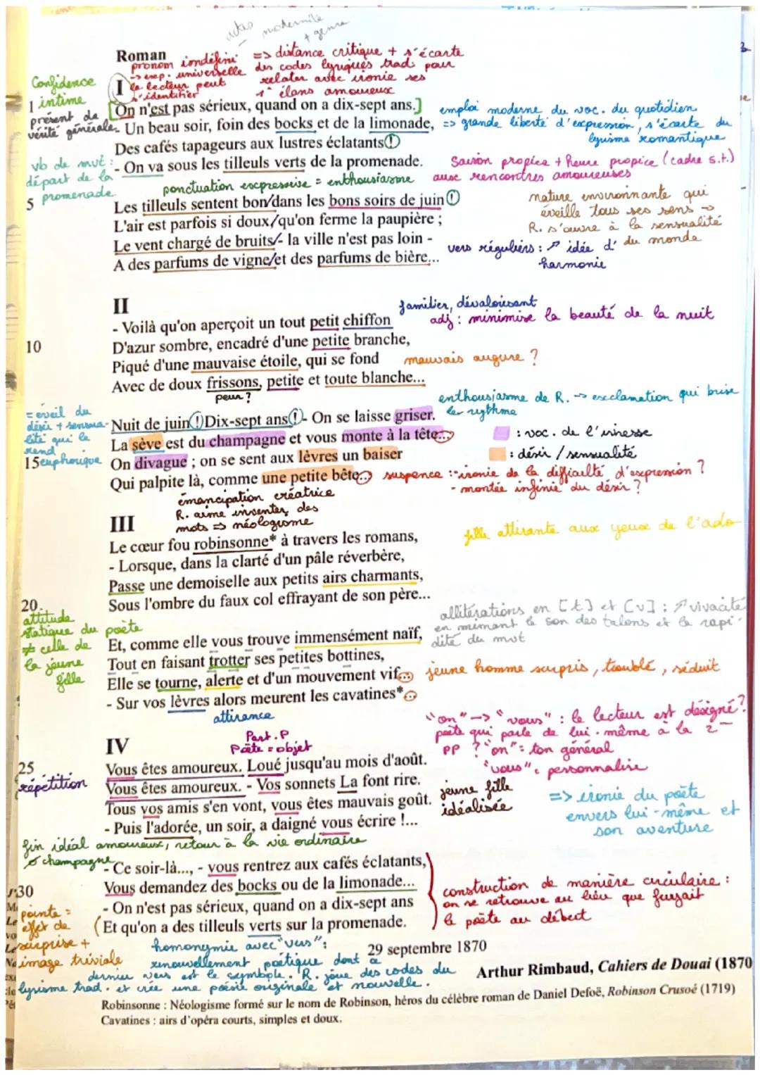# Roman

+ genre

aDm condeksi => => distance critique + s'écarte
pronom remp universelle des codes lyriques trad pair
relater avke ironie s