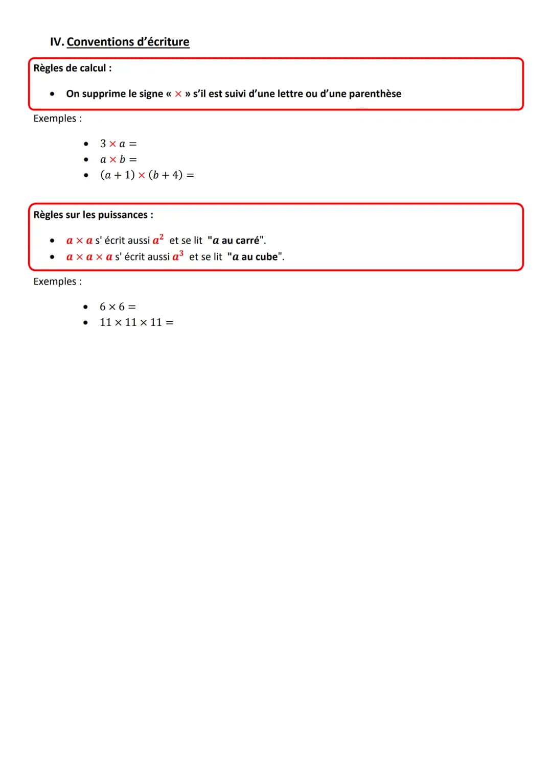 I. Un peu de vocabulaire (à retenir !)
● Le résultat de l'addition est appelé la somme
Le résultat de la soustraction est appelé la différen