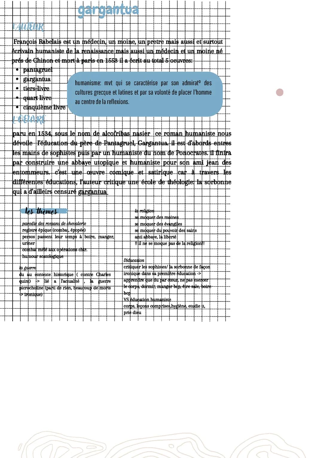 gargantua bac français