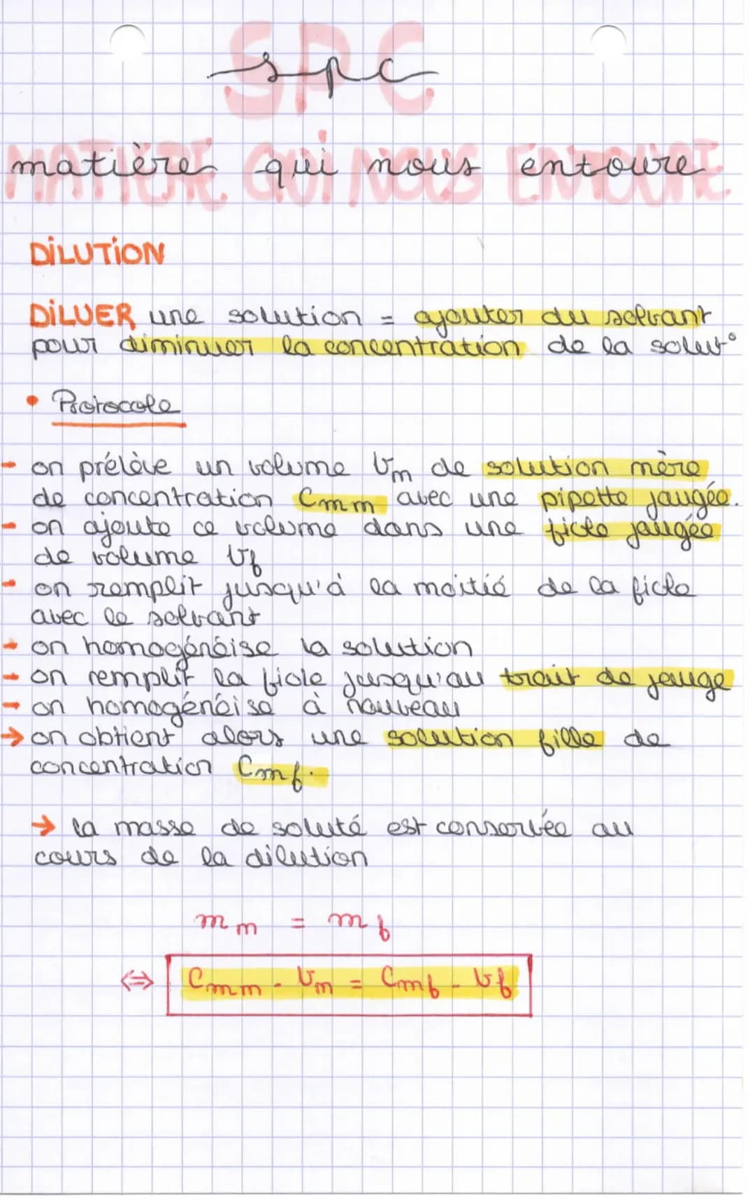 spe
la matière qui nous
re
entoure
CORPS PUR = se compose d'une seule entité
chimique (arome au mofécules)
eau distillée, linger d'or, charb