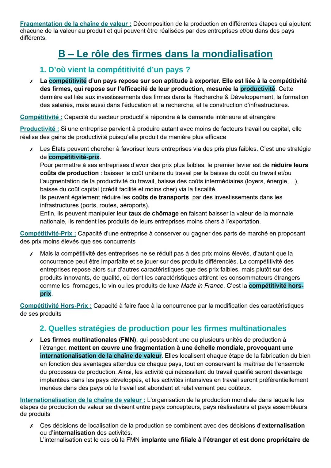 --- OCR Start ---
Sciences, Économies et Sociales
Économie: Quels sont les fondements du
commerce international et de
l'internationalisation