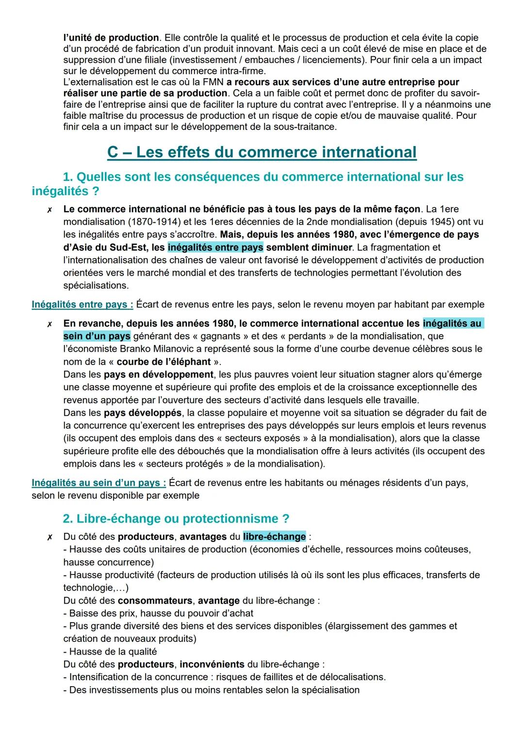 --- OCR Start ---
Sciences, Économies et Sociales
Économie: Quels sont les fondements du
commerce international et de
l'internationalisation