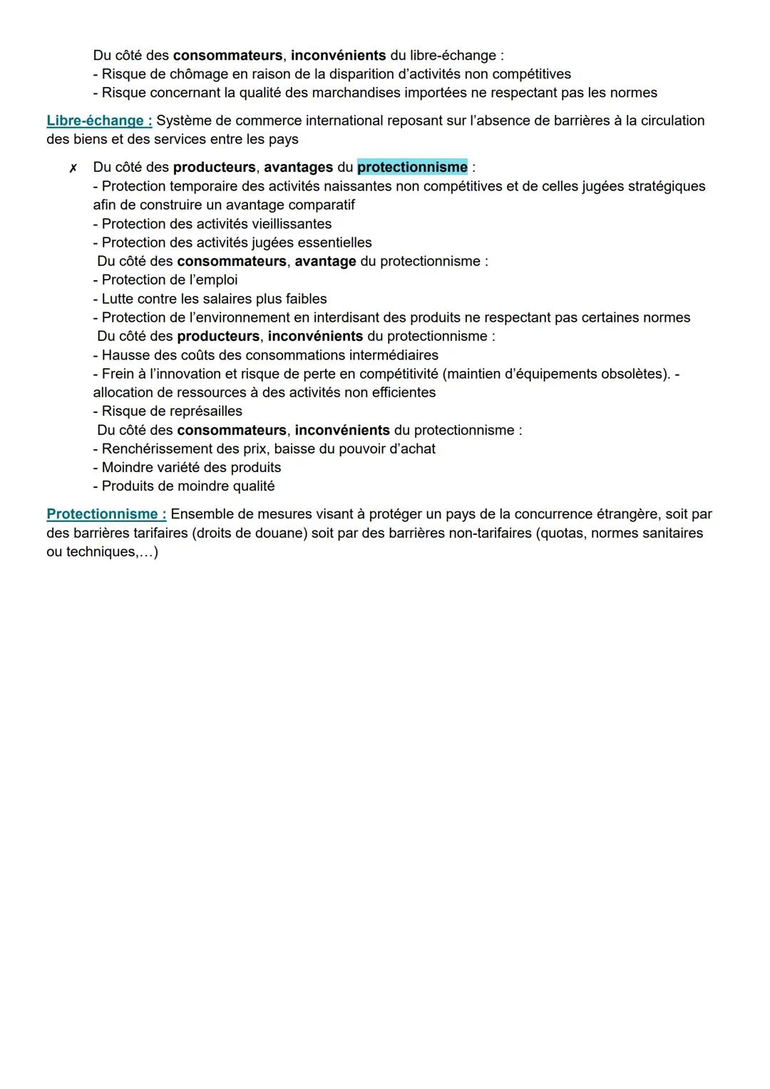--- OCR Start ---
Sciences, Économies et Sociales
Économie: Quels sont les fondements du
commerce international et de
l'internationalisation