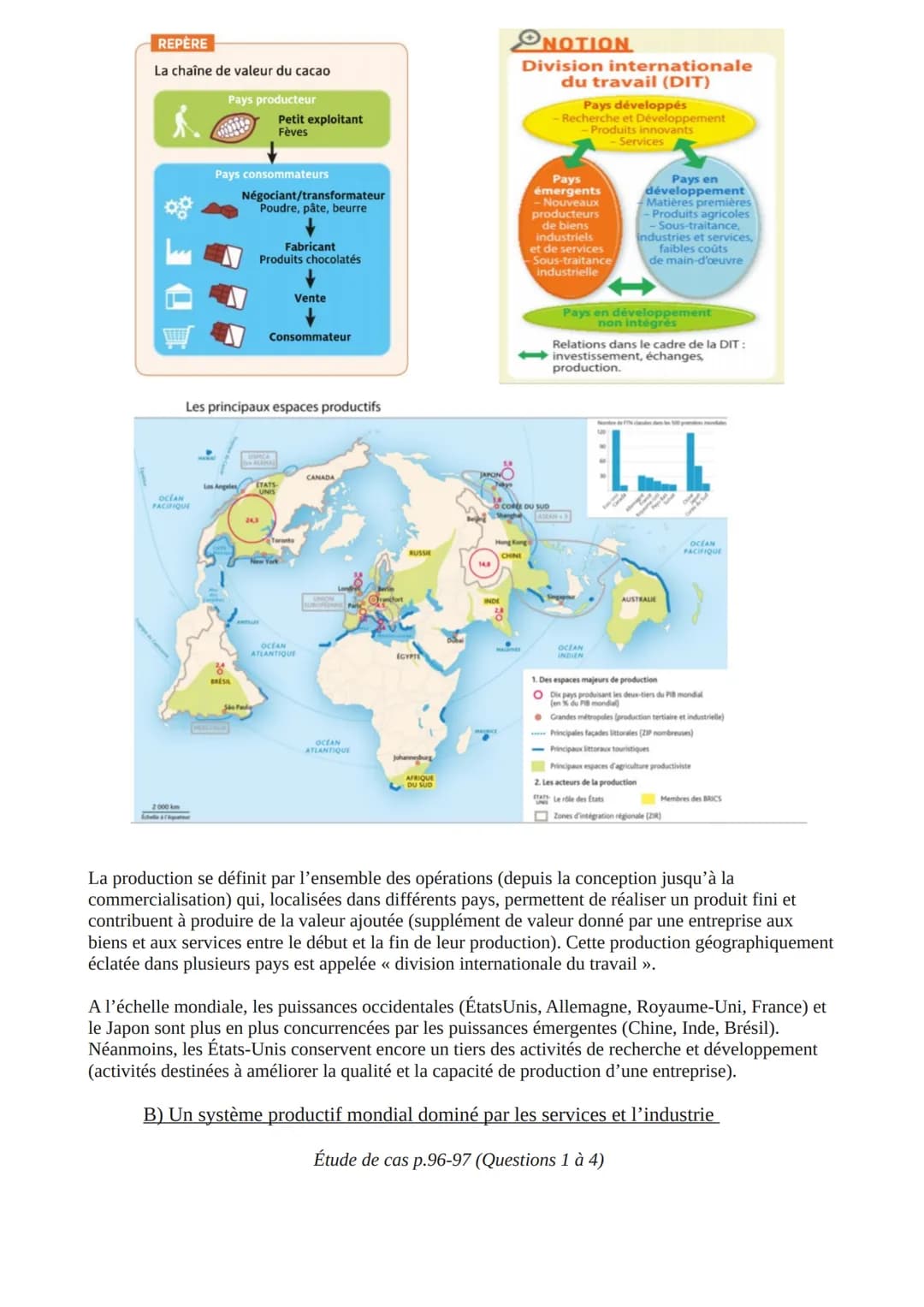 Les espaces de production dans le monde, une diversité
croissante
Severen, Allemag
RIAVAJAVAGATA
enkrad | Zaiendani
. Plusieurs dimensions s