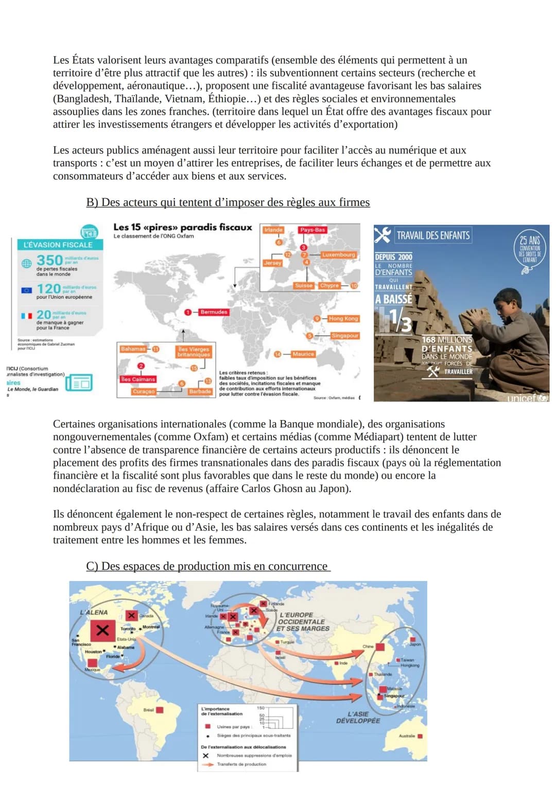 Les espaces de production dans le monde, une diversité
croissante
Severen, Allemag
RIAVAJAVAGATA
enkrad | Zaiendani
. Plusieurs dimensions s