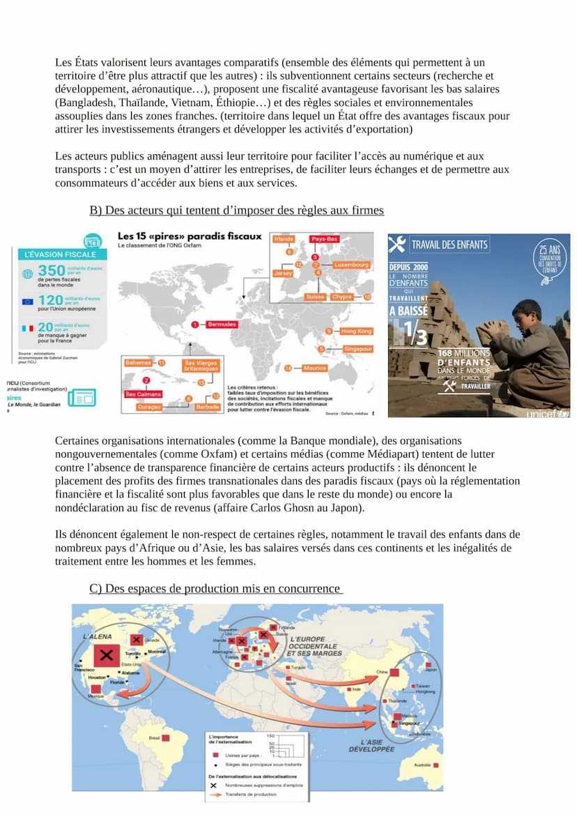 Les espaces de production dans le monde, une diversité
croissante
Severen, Allemag
RIAVAJAVAGATA
enkrad | Zaiendani
. Plusieurs dimensions s