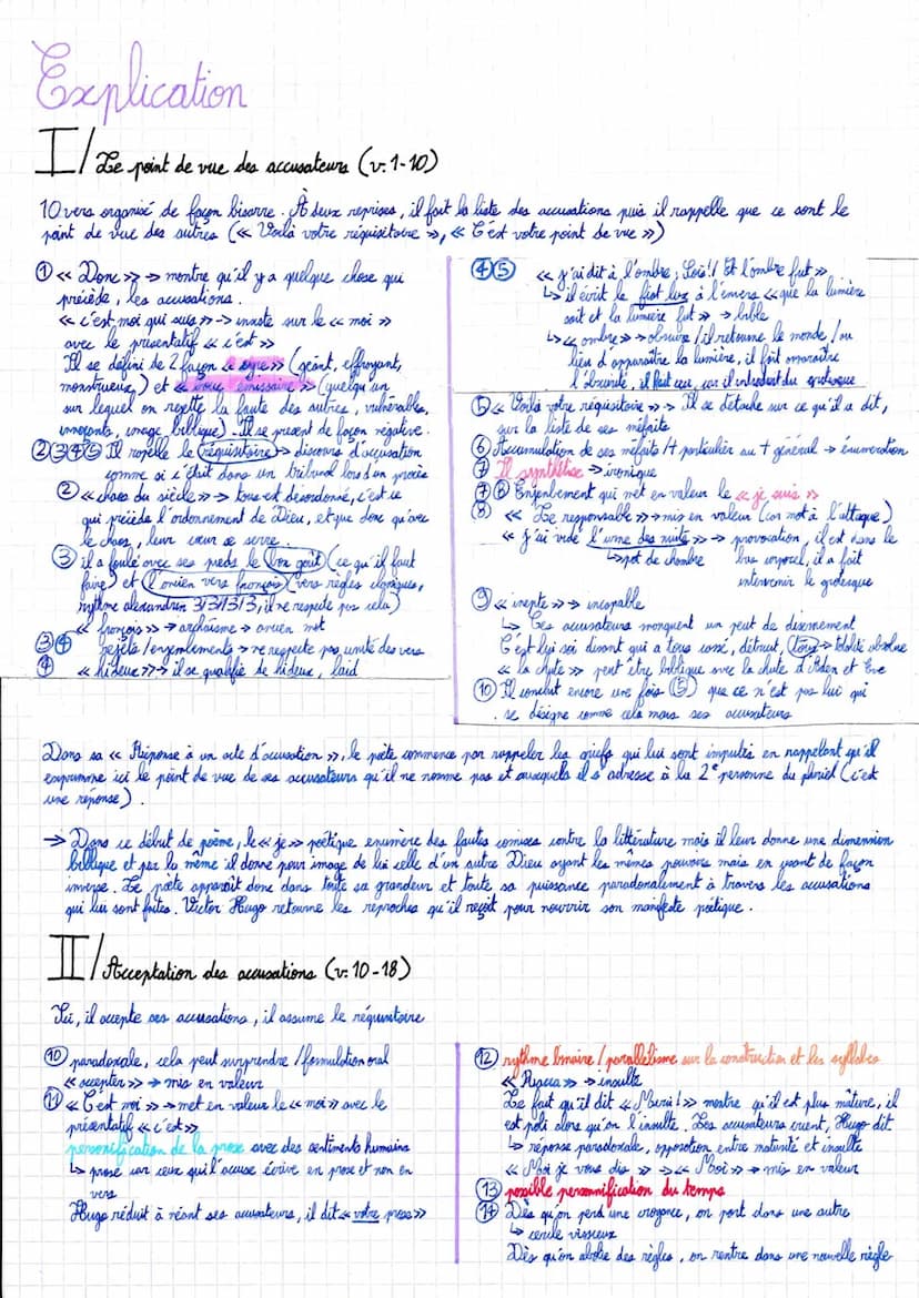 7
Analyse
Ile point de
vue des
II/ Prevendication
d'autres
vumis
5
6
8
accusateurs 10
1 Donc, c'est moi qui suis l'ogre et le bouc émissaire