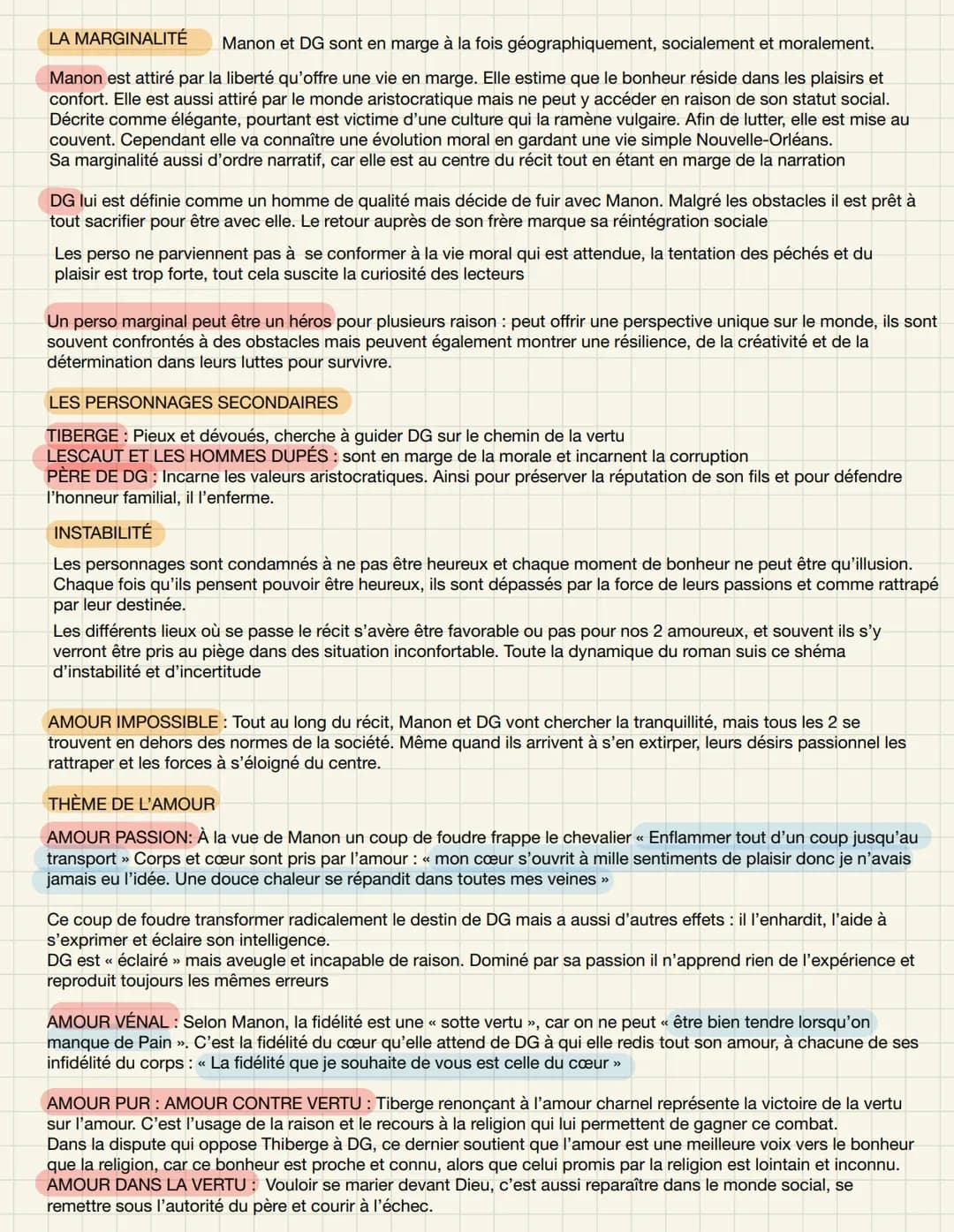 CONTEXTE HISTORIQUE
MANON LESCAUT
LIBERTINAGE D'IDÉES : mise en question de la religion ou des valeurs sur lesquelles repose la société
^ DE