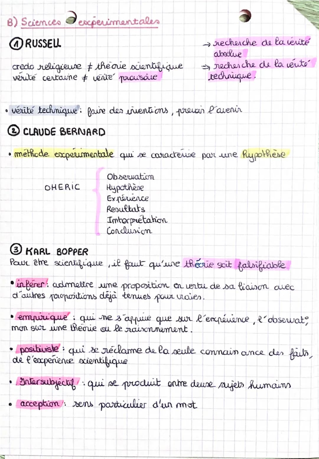 Chap 2: La Sciena
ICONCEPTUALISATION
1) Sciences formelles
LA LOGIQUE
syllogisme majeure
mineure
conclusion
• me s'interesse qu'à la validit