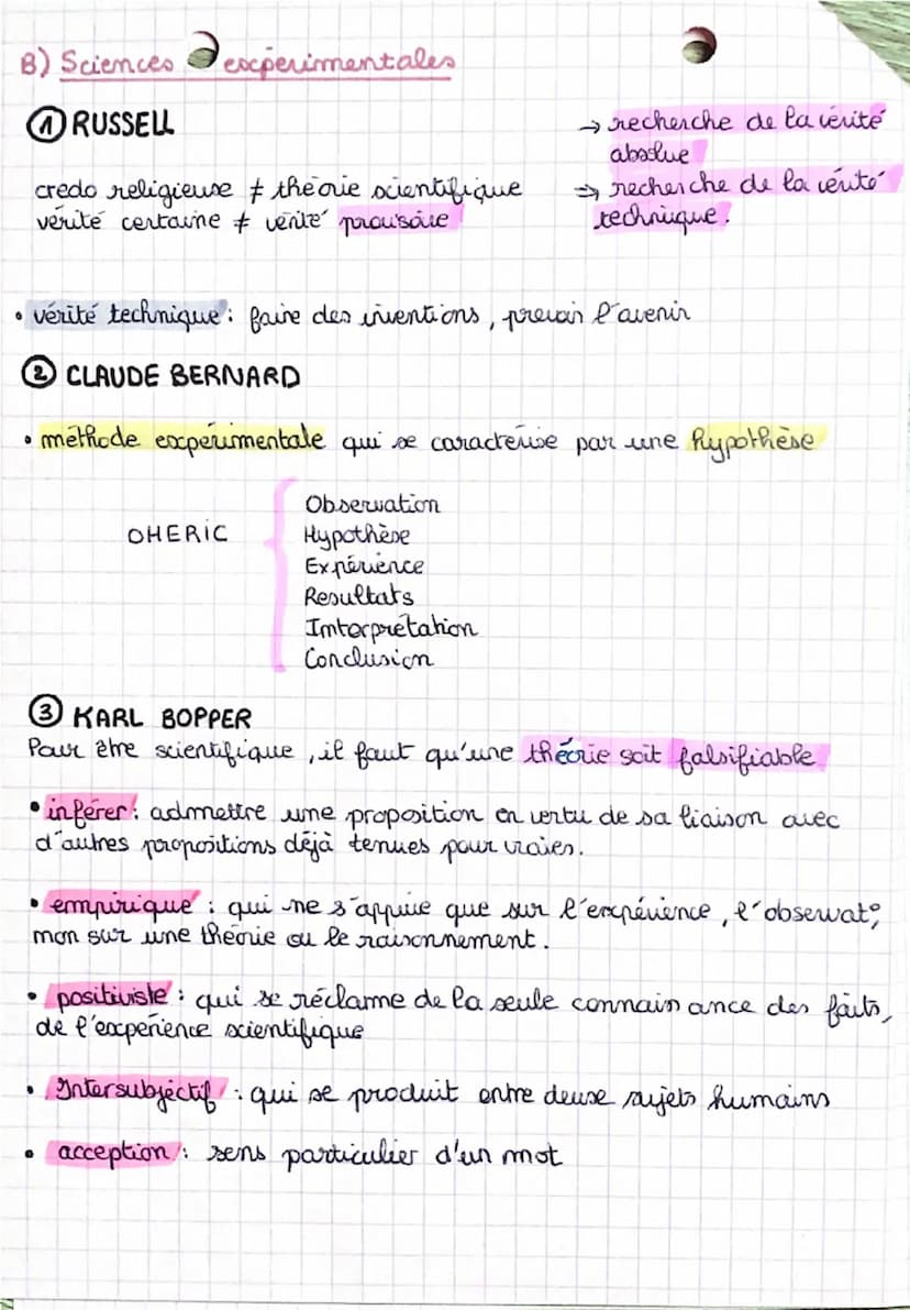 Chap 2: La Sciena
ICONCEPTUALISATION
1) Sciences formelles
LA LOGIQUE
syllogisme majeure
mineure
conclusion
• me s'interesse qu'à la validit