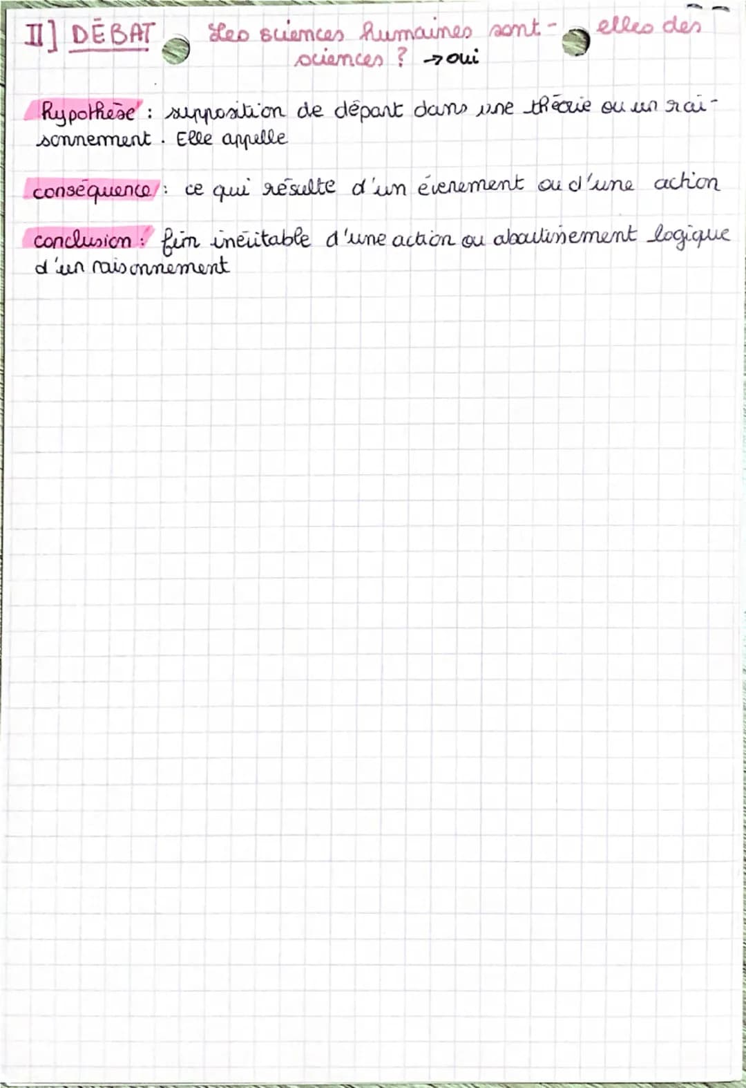 Chap 2: La Sciena
ICONCEPTUALISATION
1) Sciences formelles
LA LOGIQUE
syllogisme majeure
mineure
conclusion
• me s'interesse qu'à la validit