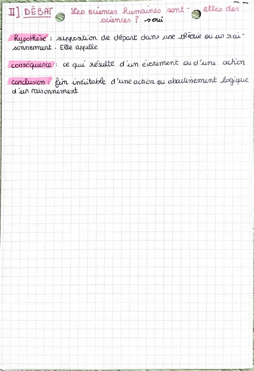 Chap 2: La Sciena
ICONCEPTUALISATION
1) Sciences formelles
LA LOGIQUE
syllogisme majeure
mineure
conclusion
• me s'interesse qu'à la validit