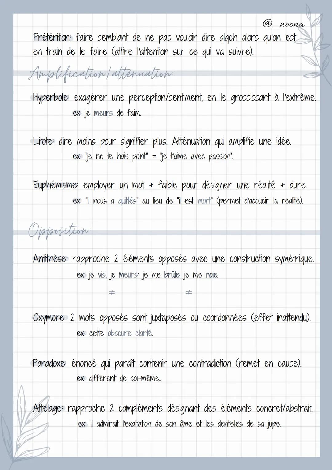 Figures de style
LA FIGURE DE STYLE EST UN PROCÉDÉ QUI CONSISTE À EXPRIMER UNE IDÉE ET À
L'ENRICHIR AU-DELÀ DE LA SIMPLE COMMUNICATION DU ME
