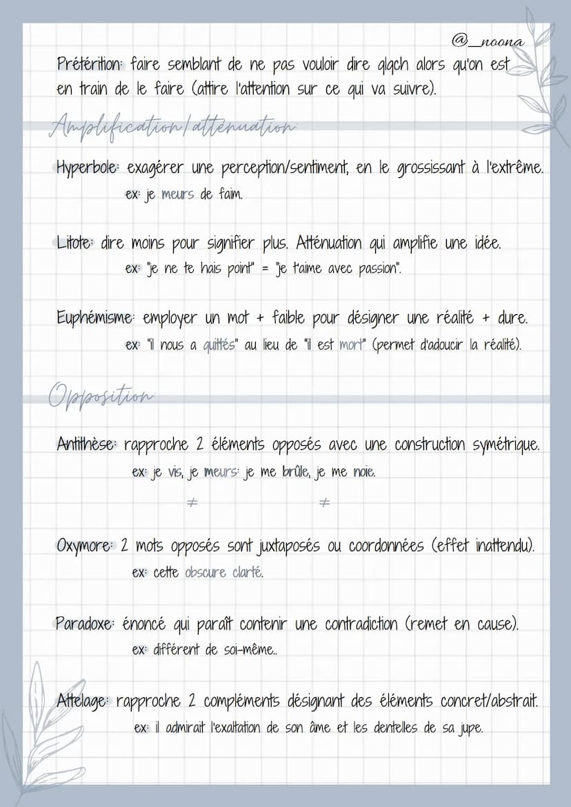 Figures de style
LA FIGURE DE STYLE EST UN PROCÉDÉ QUI CONSISTE À EXPRIMER UNE IDÉE ET À
L'ENRICHIR AU-DELÀ DE LA SIMPLE COMMUNICATION DU ME