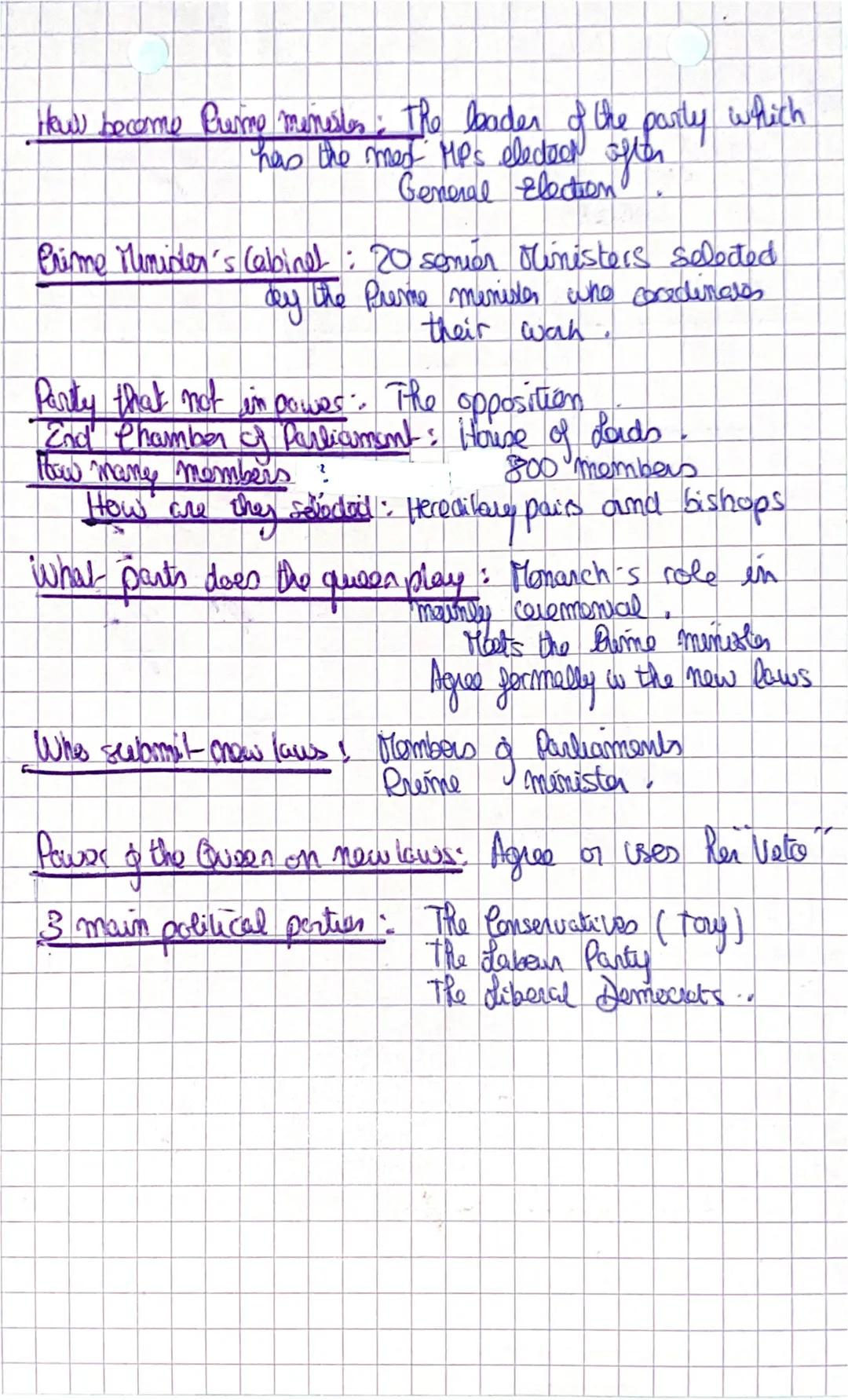 Systerme politique UK:

General Election: When voters choose several representative,
How often: Once every 5 years
3 types of election: Gene