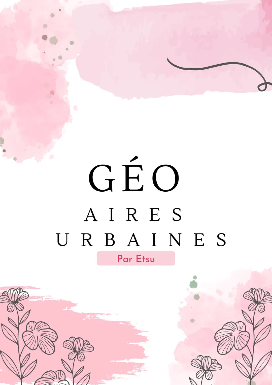 GÉO
AIRES
URBAINES
Par Etsu Le nombre d'urbains a fortement augmenté depuis
1950. Cette croissance est accompagnée de
l'étalement des villes