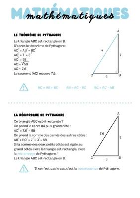 Know Les théorèmes et leur réciproques thumbnail