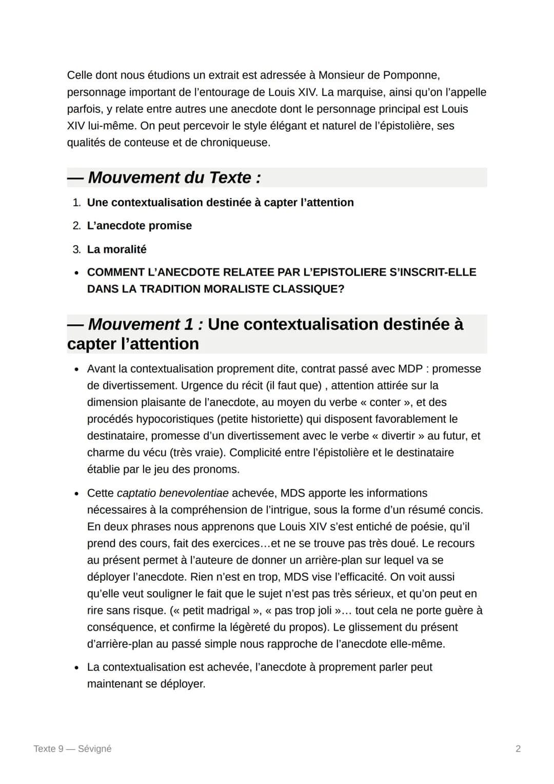 
<p>Madame de Sévigné est une auteure célèbre pour sa correspondance, notamment adressée à sa fille, mais également à d'autres destinataires