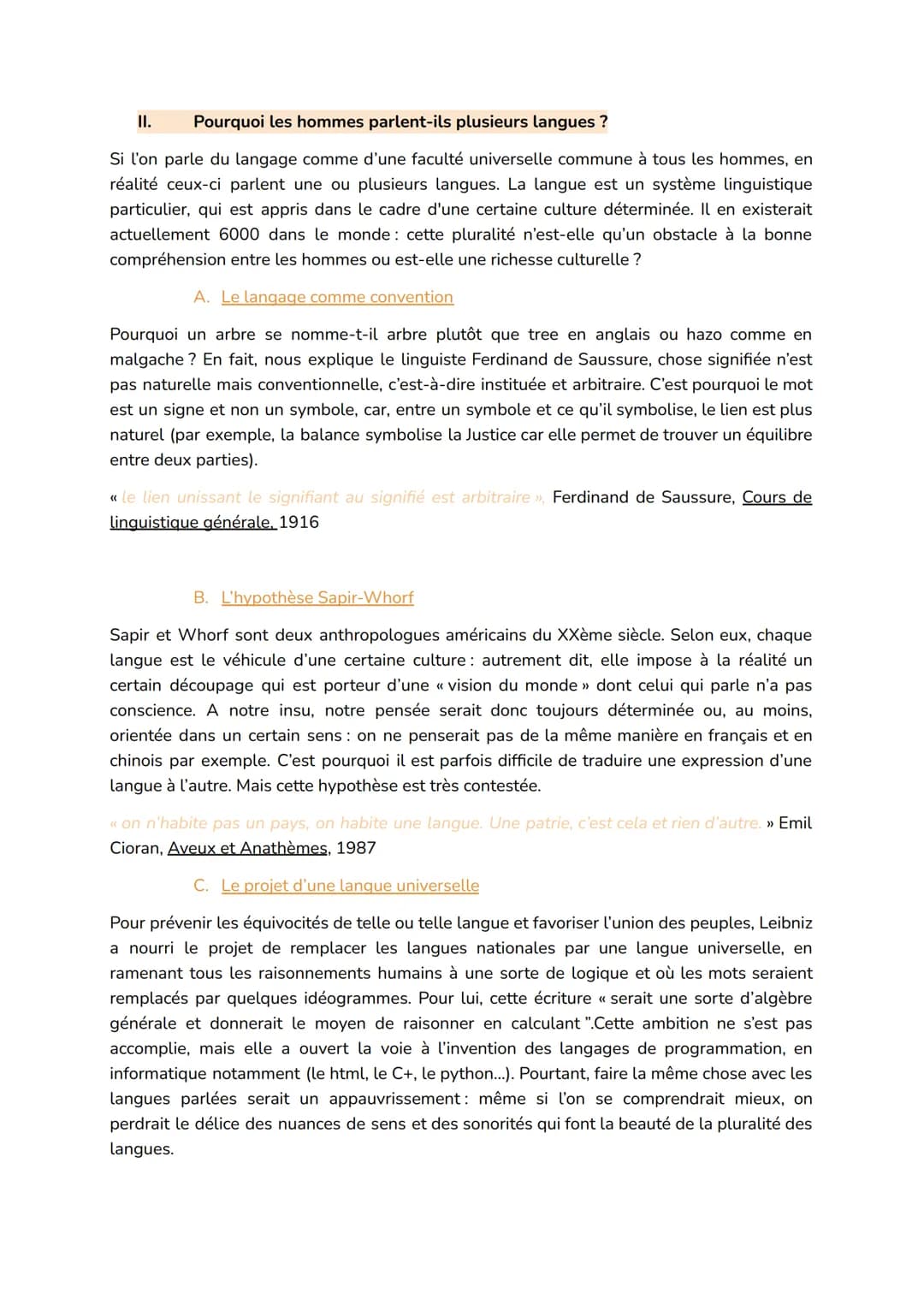 
<p>Le langage, en tant que système complexe de communication, permet-il réellement de décrire la réalité qui nous entoure ? Ce sujet soulèv