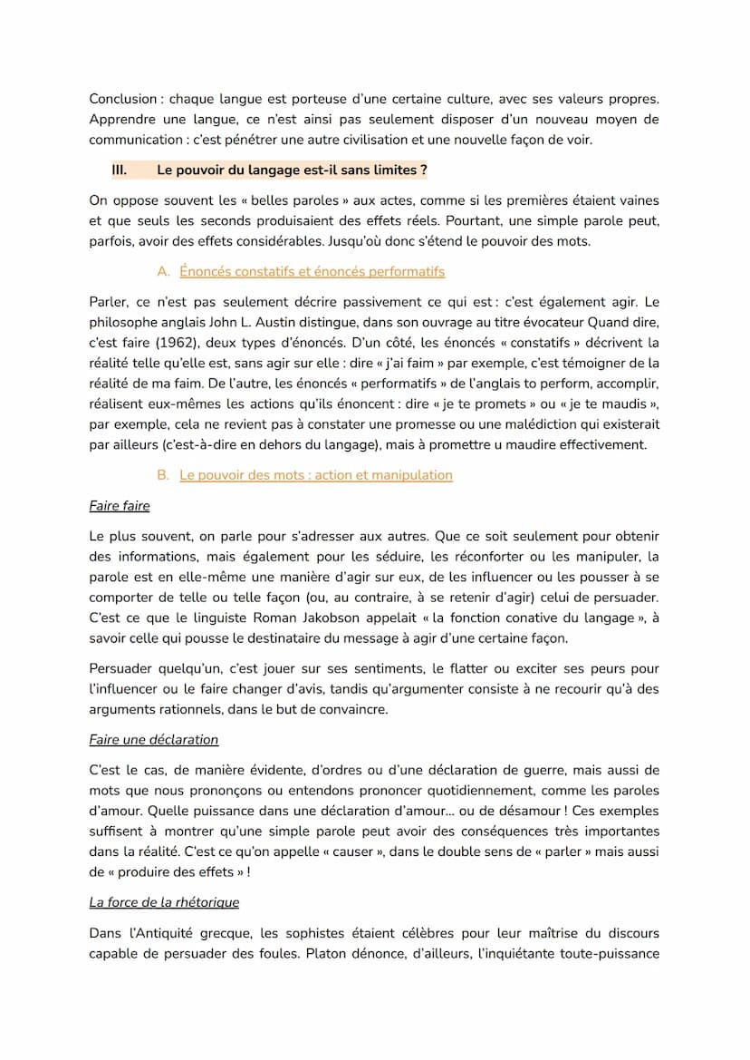 
<p>Le langage, en tant que système complexe de communication, permet-il réellement de décrire la réalité qui nous entoure ? Ce sujet soulèv
